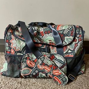 Vera Bradley LightenUp ReActive Ultimate Sport Large Duffel Bag - Nomadic Floral